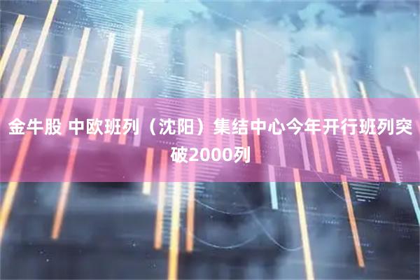 金牛股 中欧班列（沈阳）集结中心今年开行班列突破2000列