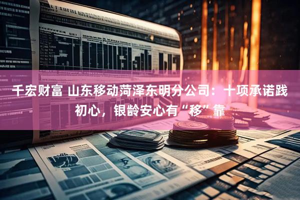 千宏财富 山东移动菏泽东明分公司：十项承诺践初心，银龄安心有“移”靠