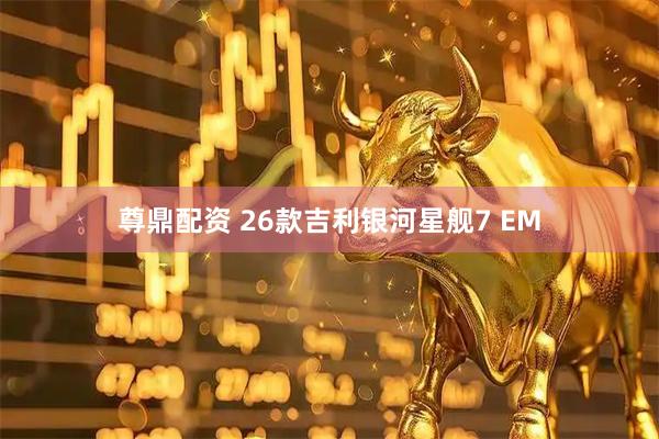 尊鼎配资 26款吉利银河星舰7 EM
