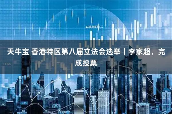 天牛宝 香港特区第八届立法会选举｜李家超，完成投票