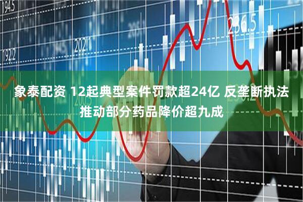 象泰配资 12起典型案件罚款超24亿 反垄断执法推动部分药品降价超九成