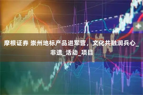 摩根证券 崇州地标产品进军营，文化共融润兵心_非遗_活动_项目